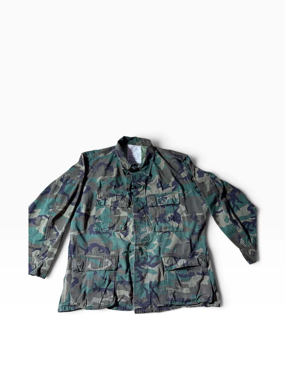 Vintage 70s ERDL RDF Transitional Camou Jacket Mens Medium Regular 1978 USMC